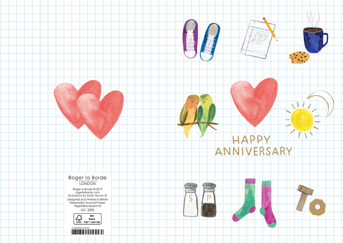 Roger la Borde Facetime Greeting Card featuring artwork by Katie Vernon