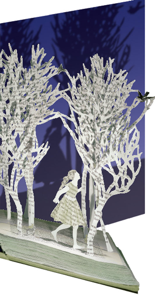 Roger la Borde Scissors Paper Tree Lasercut Card featuring artwork by Su Blackwell