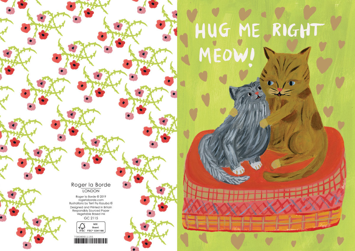 Roger la Borde Pup Talk Greeting Card featuring artwork by Terri Fry Kasuba