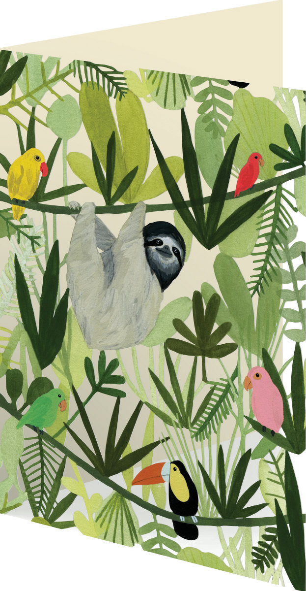 Roger la Borde Chicago School Lasercut Card featuring artwork by Kate Pugsley