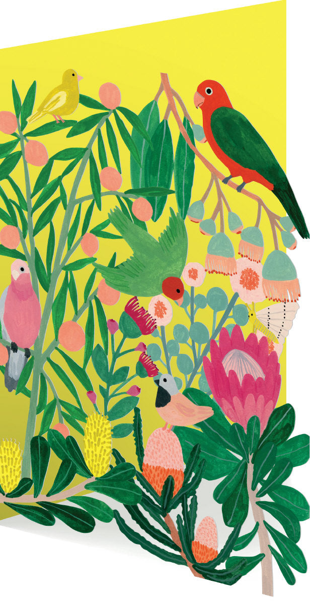 Roger la Borde Chicago School Lasercut Greeting Card featuring artwork by Kate Pugsley