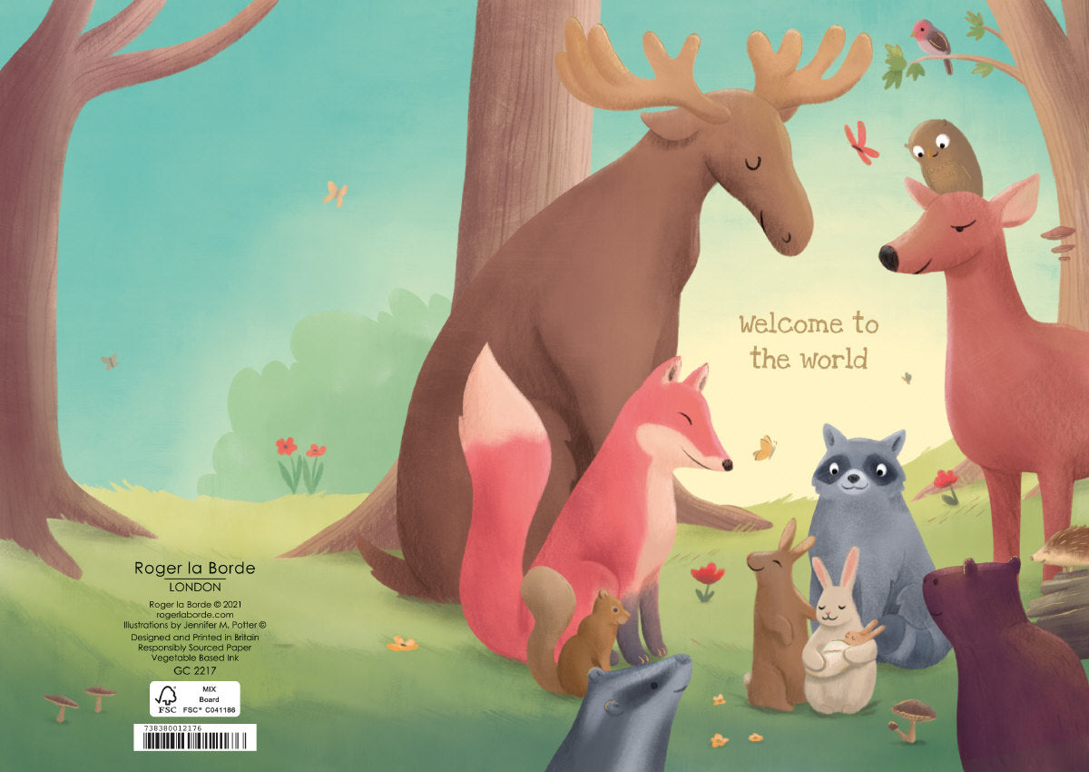 Roger la Borde Menagerie Greeting Card featuring artwork by Jennifer M Potter