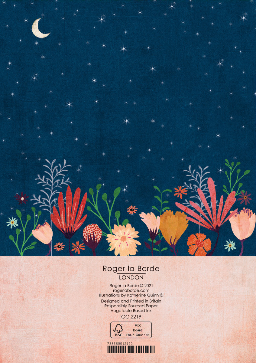 Roger la Borde Night and Day Greeting Card featuring artwork by Katherine Quinn