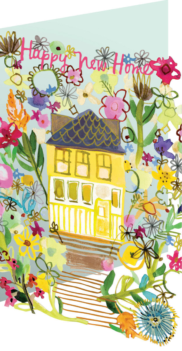 Roger la Borde Wild Batik Lasercut Card featuring artwork by Jennifer Orkin Lewis