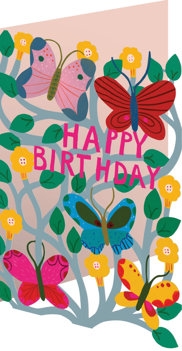 Roger la Borde Starflower Lasercut Greeting Card featuring artwork by Monika Forsberg