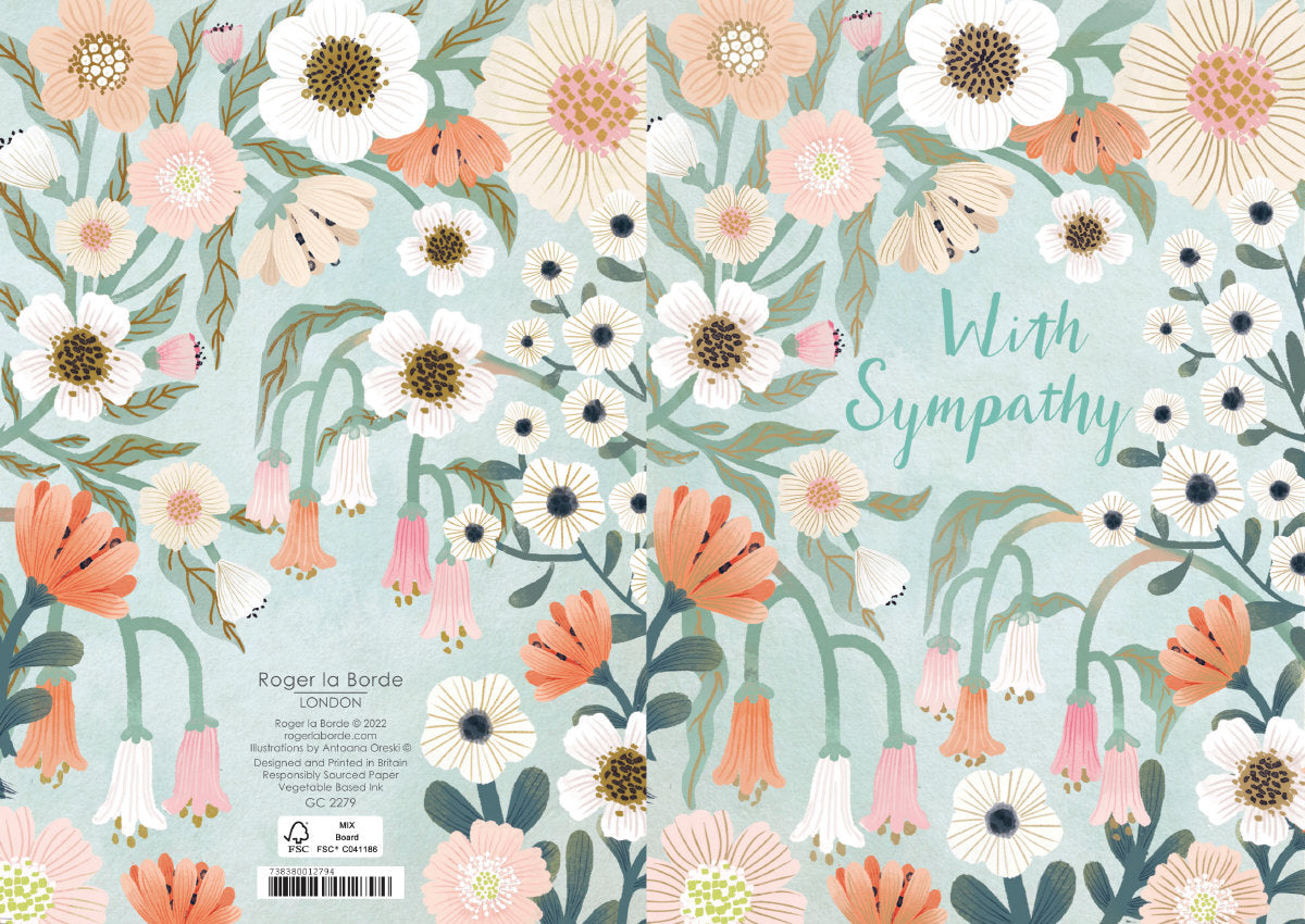 Roger la Borde Summer Forrest Greeting Card featuring artwork by Antoana Oreski