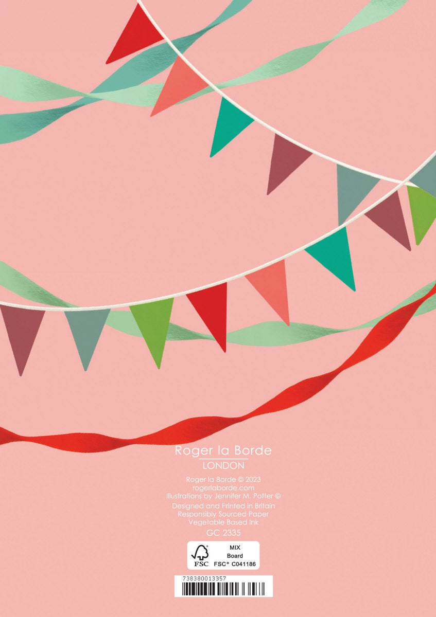 Roger la Borde Menagerie Greeting Card featuring artwork by Jennifer M Potter