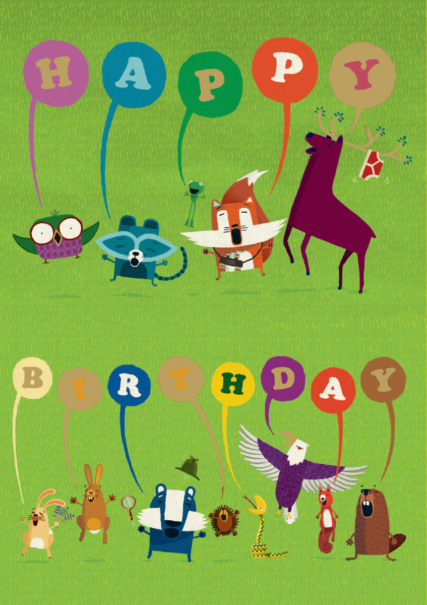 Roger la Borde Wild Things Greeting Card featuring artwork by Rob Biddulph