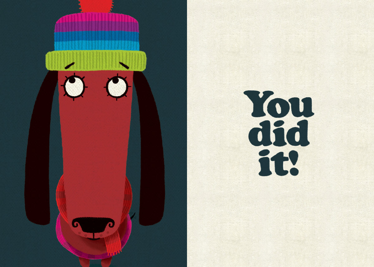 Roger la Borde Odd Dog Out Petite Card featuring artwork by Rob Biddulph