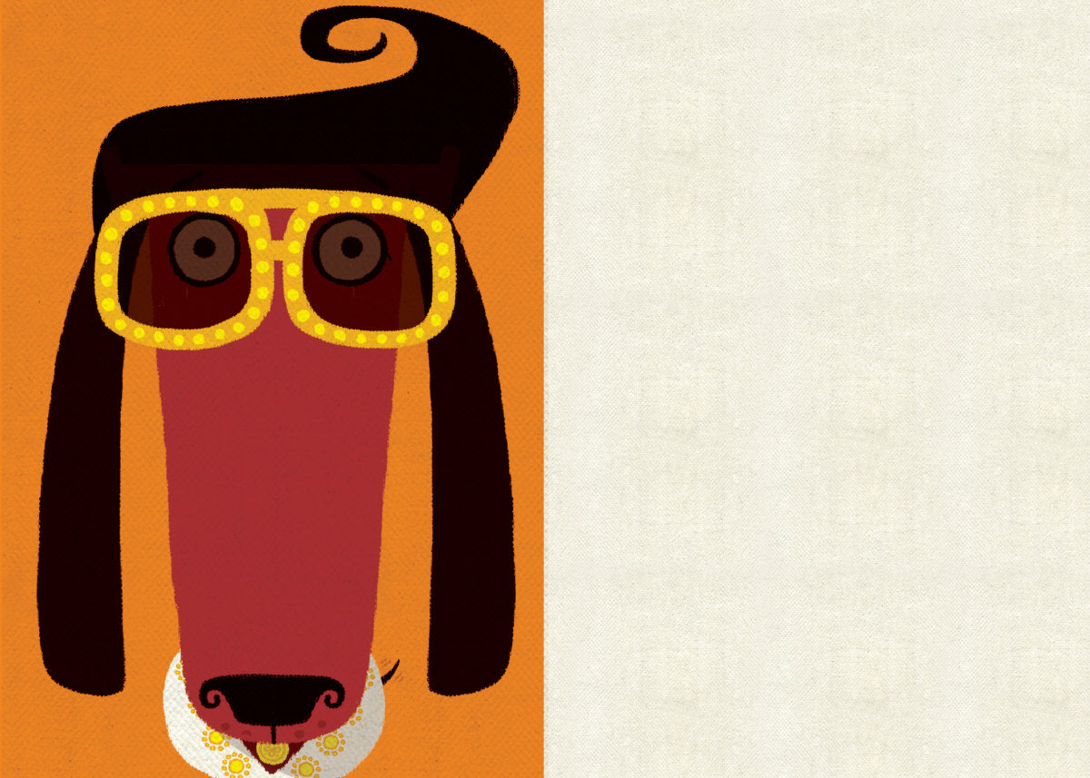 Roger la Borde Odd Dog Out Petite Card featuring artwork by Rob Biddulph