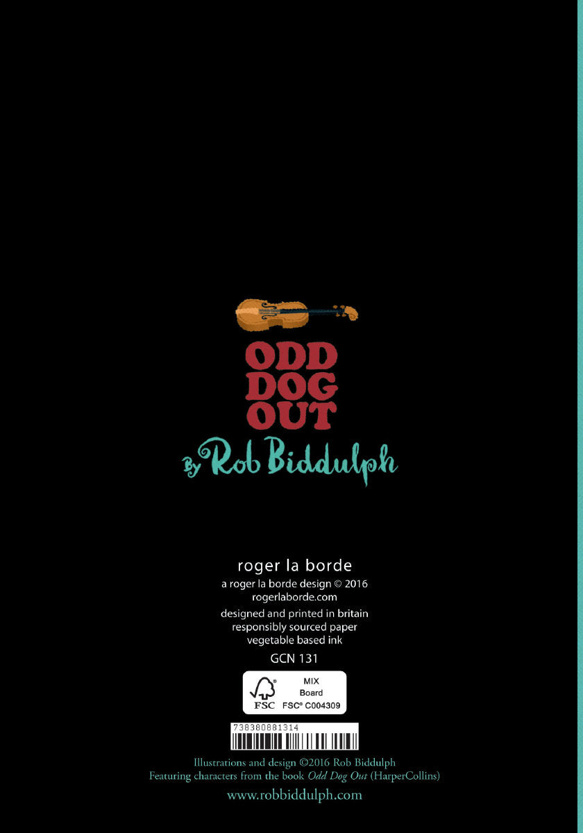 Roger la Borde Odd Dog Out Petite Card featuring artwork by Rob Biddulph