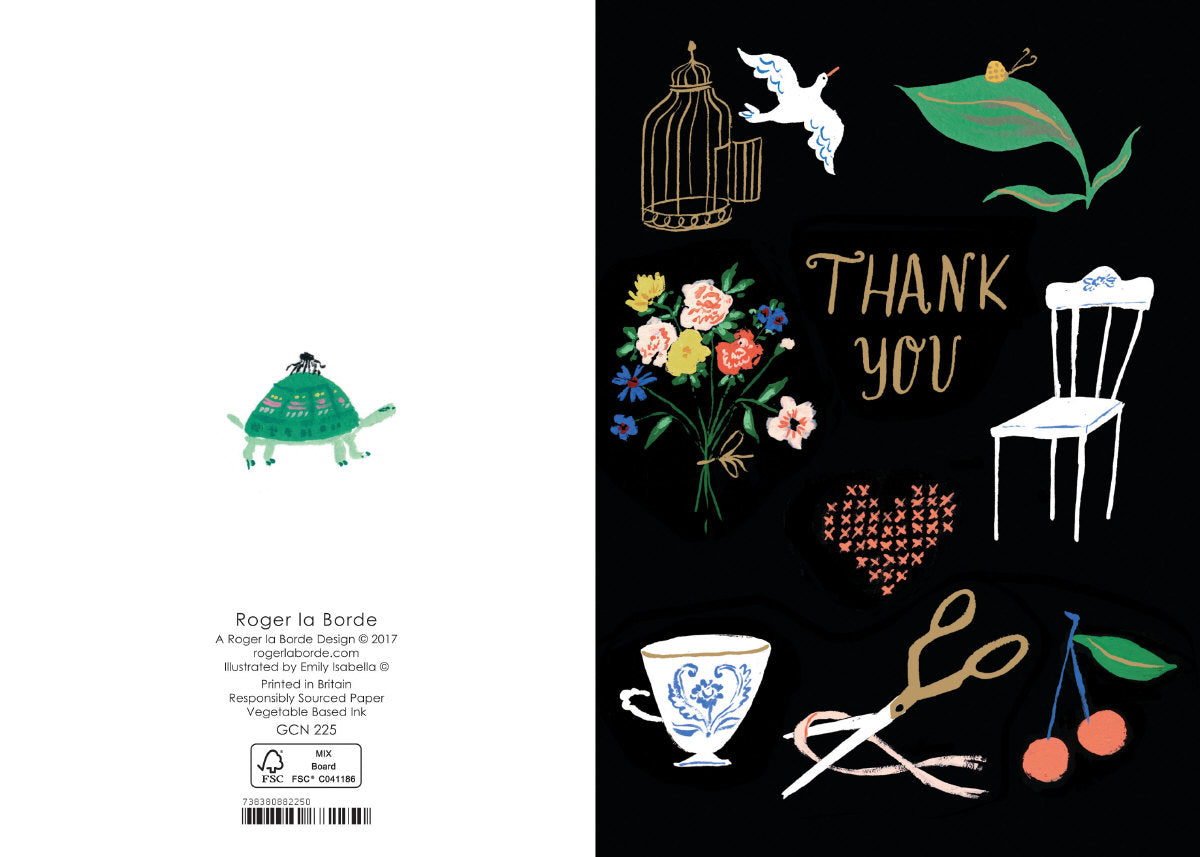 Roger la Borde Little House Petite Card featuring artwork by Emily Isabella