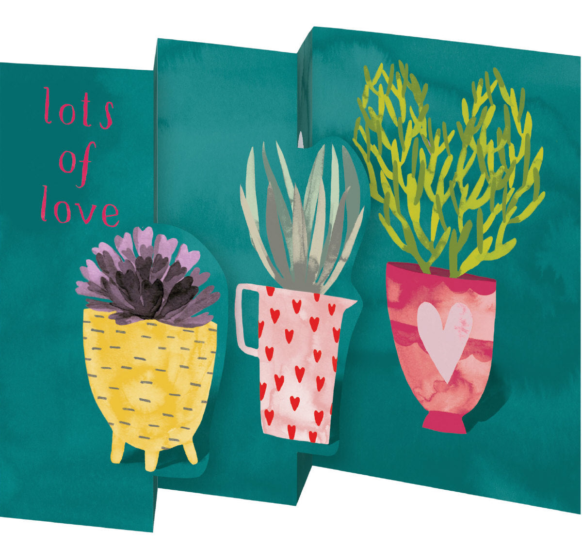 Roger la Borde Hot House Petite Lasercut Card featuring artwork by Katie Vernon