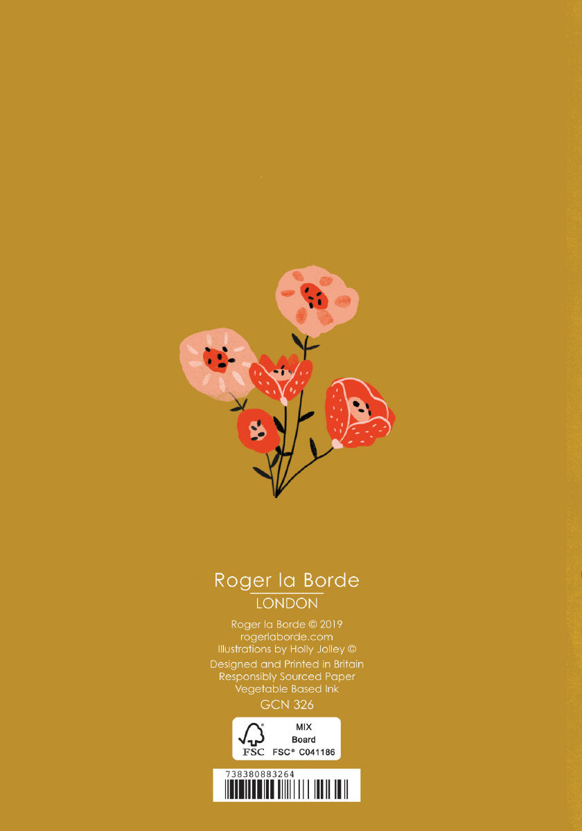 Roger la Borde Porcelain Horse Petite Card featuring artwork by Holly Jolley