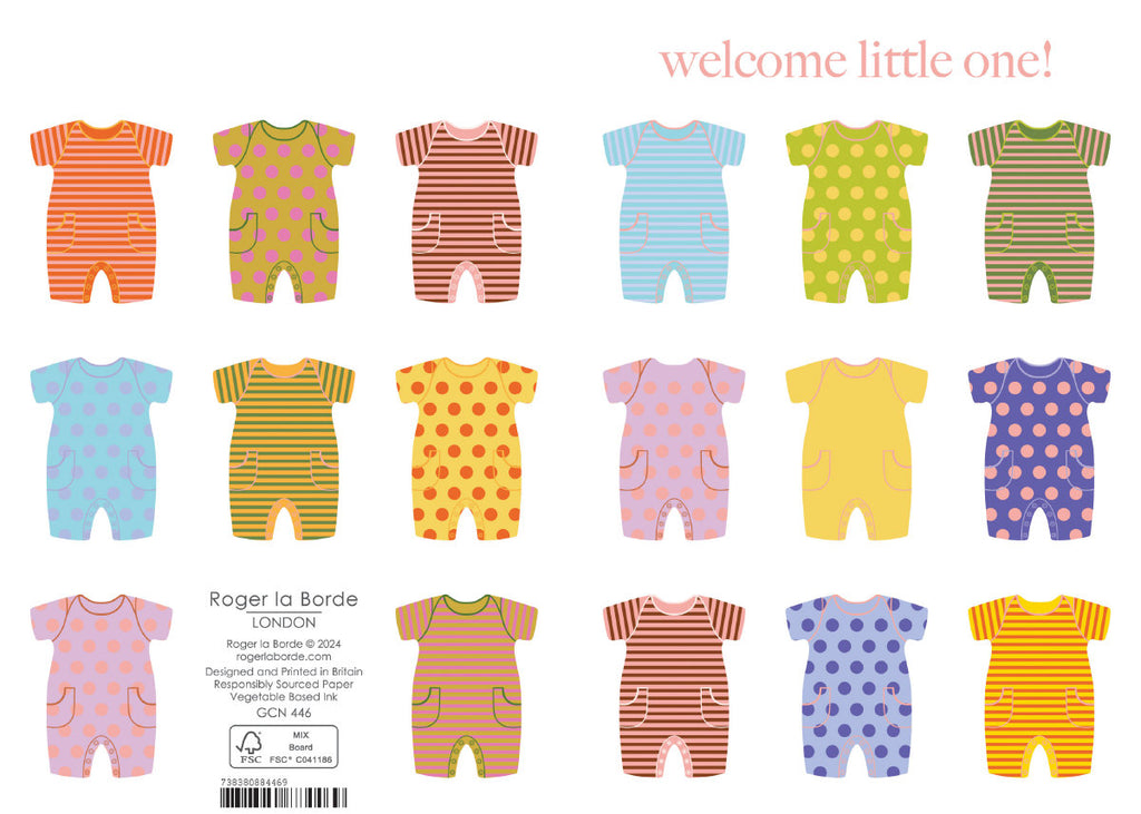 Roger la Borde Baby Chic Petite Card featuring artwork by Roger la Borde