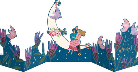 Roger la Borde Over the Rainbow Quintet Card featuring artwork by Rosie Harbottle