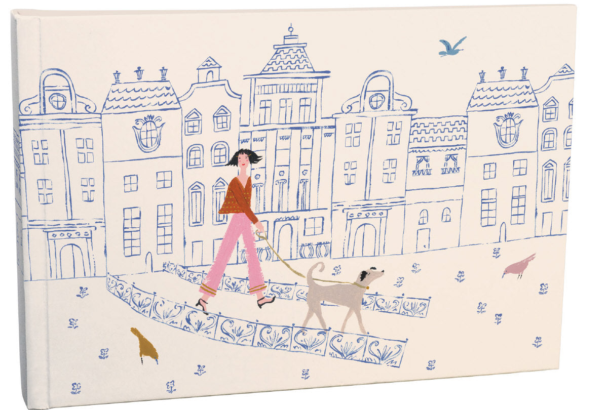 Roger la Borde Walk This Way Small Photo Album featuring artwork by Emily Isabella