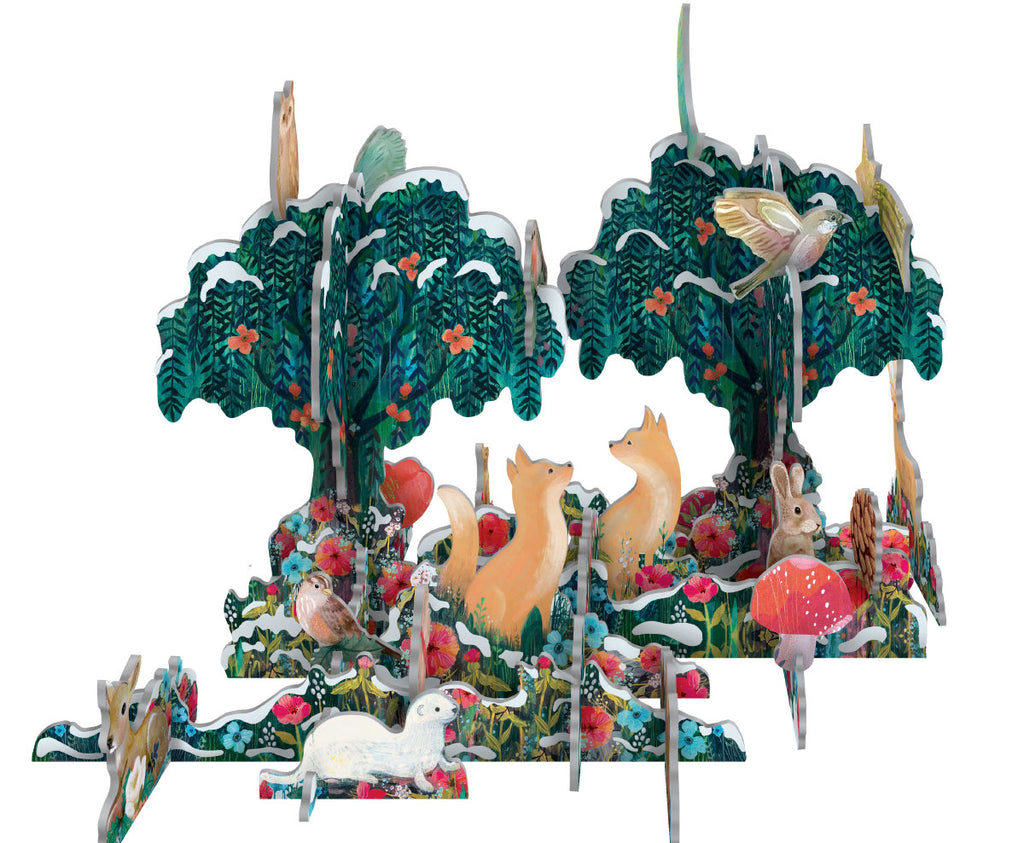 Roger la Borde Moonlit Meadow Large Pop & Slot Advent Calendar featuring artwork by Kendra Binney