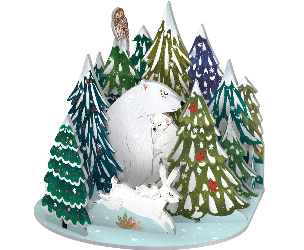 Roger la Borde Polar Bear Bower Pop & Slot 3D Scene featuring artwork by Antoana Oreski