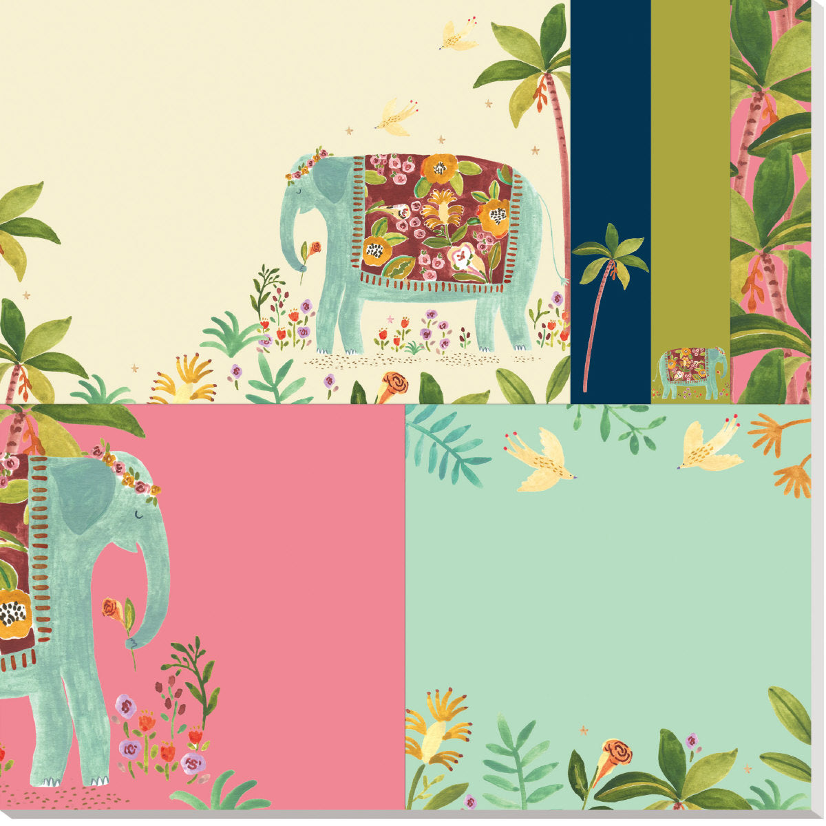 Roger la Borde Over the Rainbow Sticky Notepad featuring artwork by Rosie Harbottle