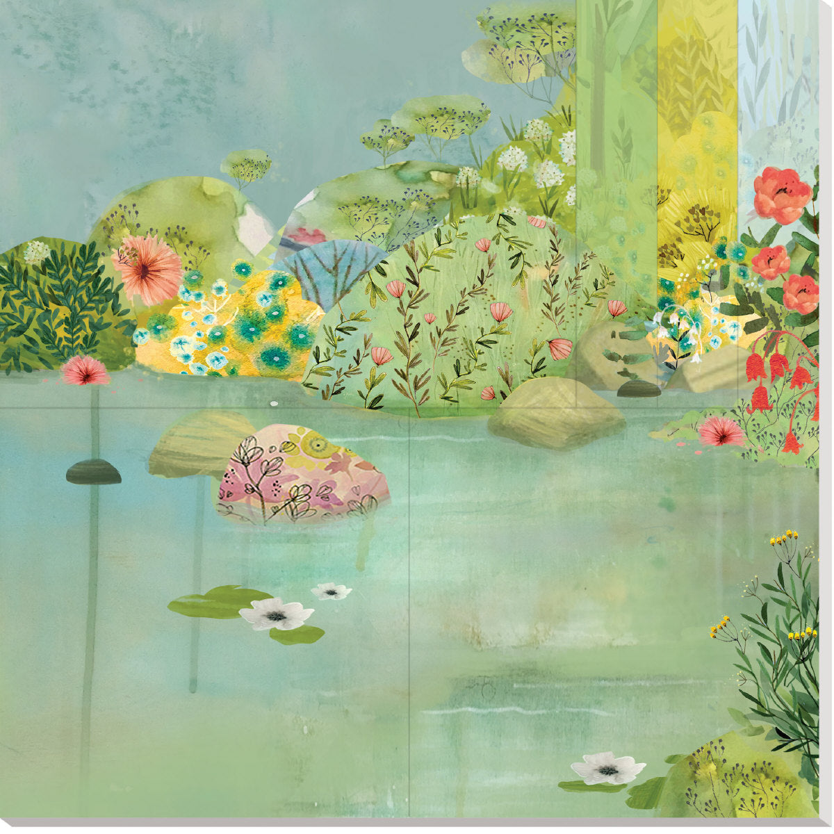 Roger la Borde Dreamland Sticky Notepad featuring artwork by Kendra Binney