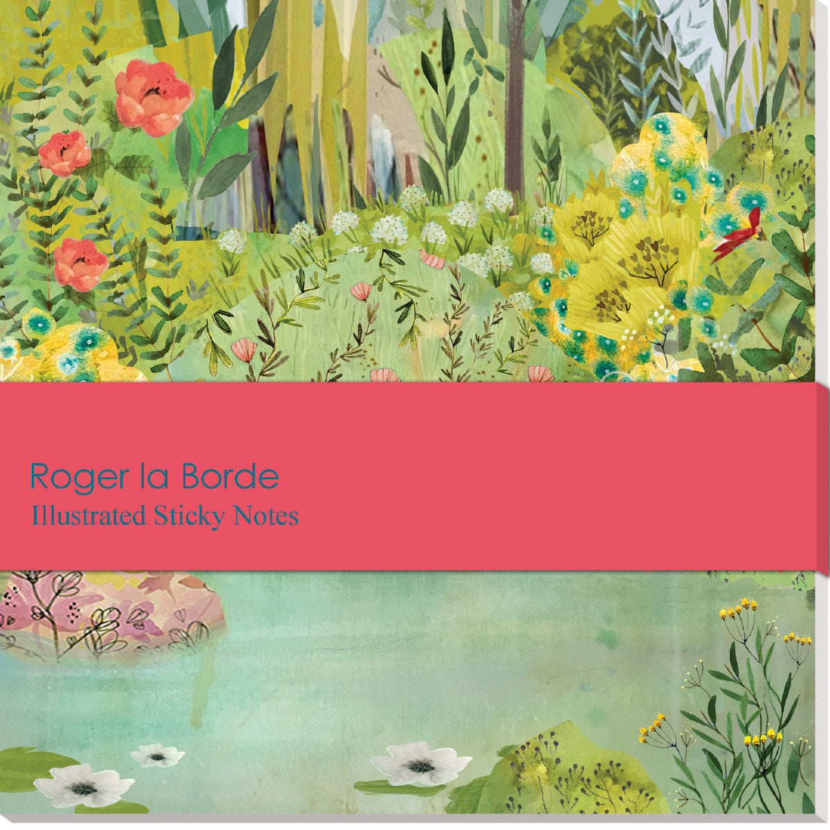 Roger la Borde Dreamland Sticky Notepad featuring artwork by Kendra Binney