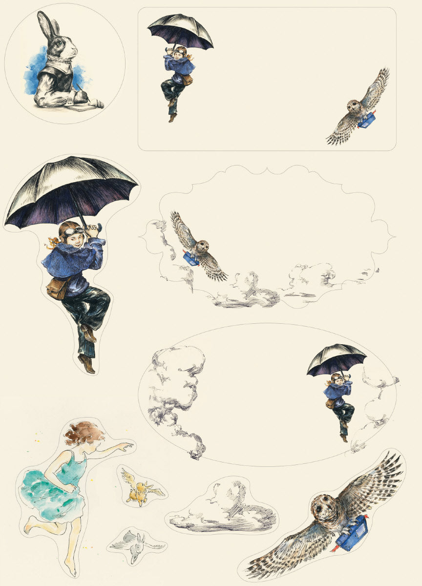 Roger la Borde Mondoodle Writing Paper Set featuring artwork by Elise Hurst