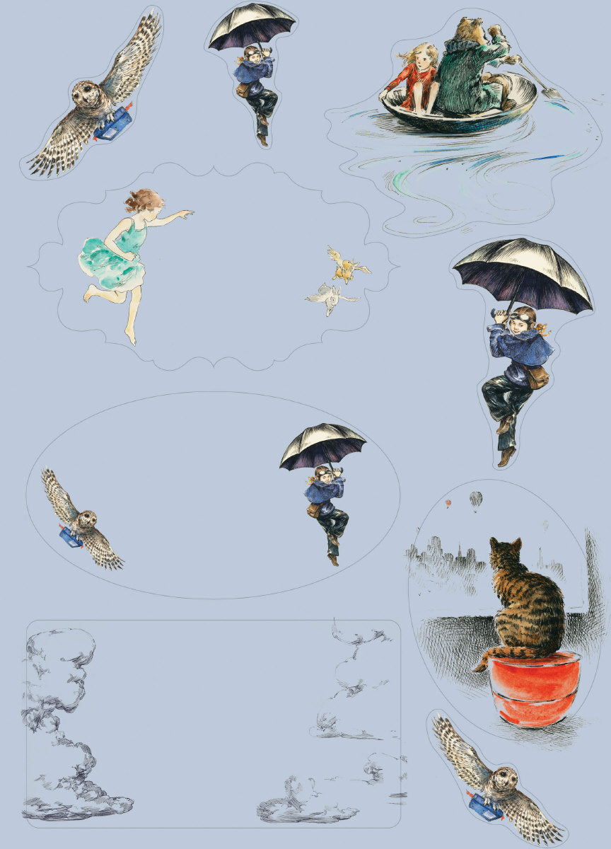 Roger la Borde Mondoodle Writing Paper Set featuring artwork by Elise Hurst