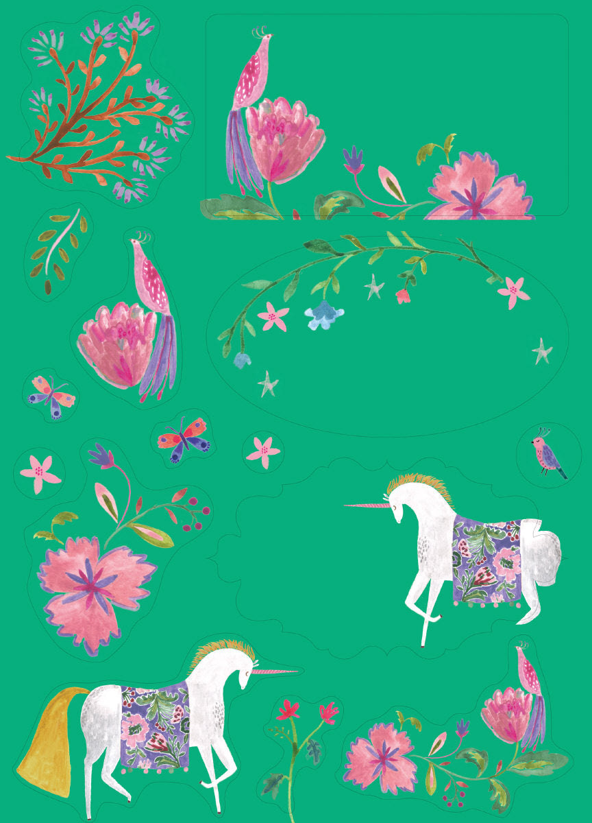 Roger la Borde Over the Rainbow Writing Paper Set featuring artwork by Rosie Harbottle