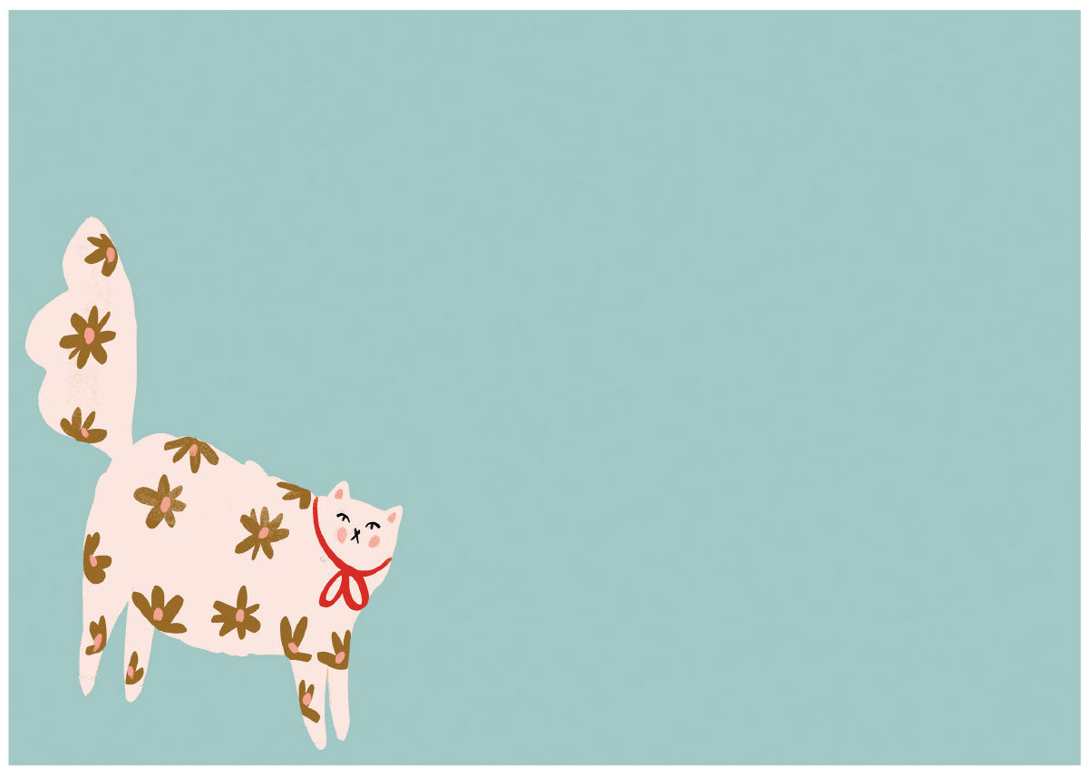 Roger la Borde Cinnamon and Ginger Writing Paper Set featuring artwork by Holly Jolley