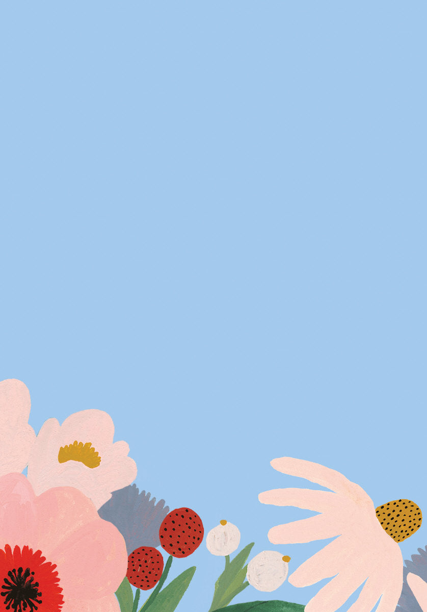 Roger la Borde Big Pink Writing Paper Set featuring artwork by Kate Pugsley