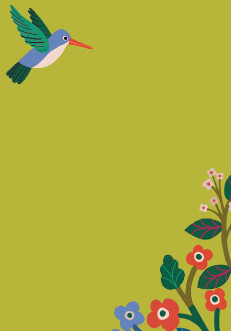 Roger la Borde Birdsong Writing Paper Set featuring artwork by Monika Forsberg