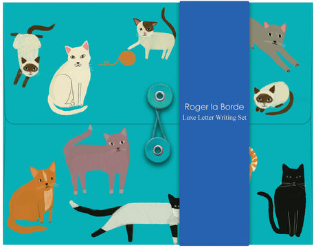 Roger la Borde Pretty Paws Writing Paper Set featuring artwork by Anne Bentley