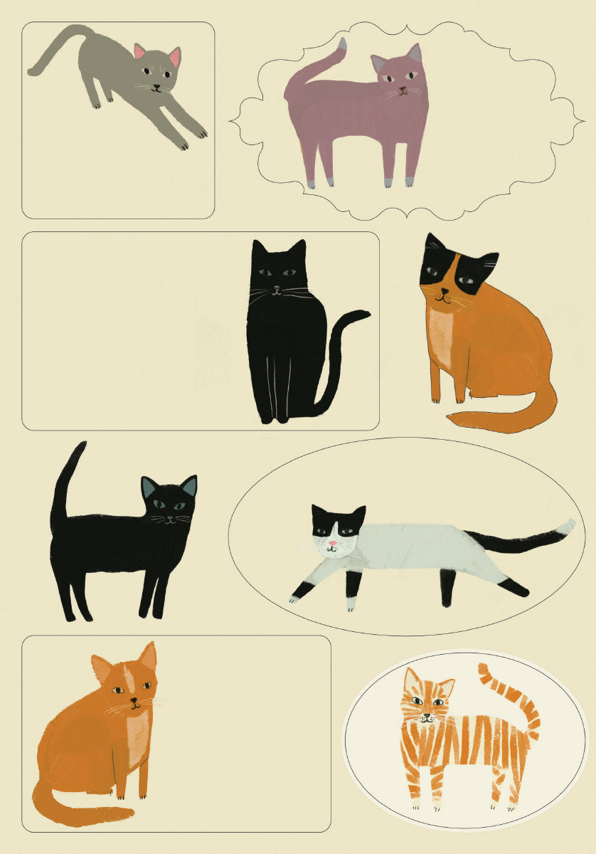 Roger la Borde Pretty Paws Writing Paper Set featuring artwork by Anne Bentley