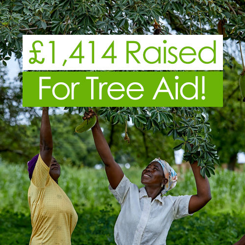 Thank you for helping us raise £1,414 for Tree Aid!