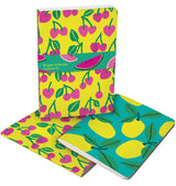 Roger la Borde Cute Fruit A5 Softback Notebook Set featuring artwork by Anne Bentley