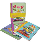Roger la Borde Bookstack A6 Softback Notebook Set featuring artwork by Fay Ford