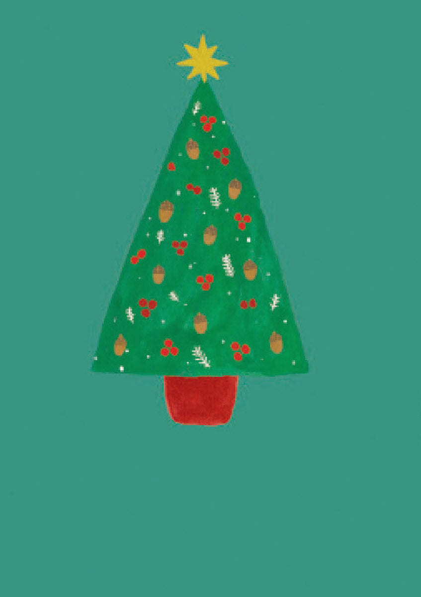 Roger la Borde Chou Chou Chien Advent Calendar Card featuring artwork by Kate Pugsley