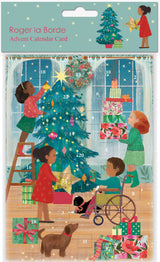 Roger la Borde A Christmas Party Advent Calendar Card featuring artwork by Kendra Binney