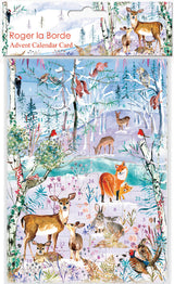 Roger la Borde Wild Winters Song Advent Calendar Card featuring artwork by Fay Ford