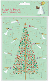 Roger la Borde Angelic Antics Advent Calendar Card featuring artwork by Roger la Borde