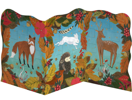 Roger la Borde Golden Bough Trifold Advent Calendar featuring artwork by Rebecca Rebouche