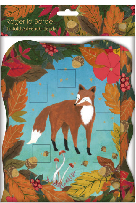 Roger la Borde Golden Bough Trifold Advent Calendar featuring artwork by Rebecca Rebouche