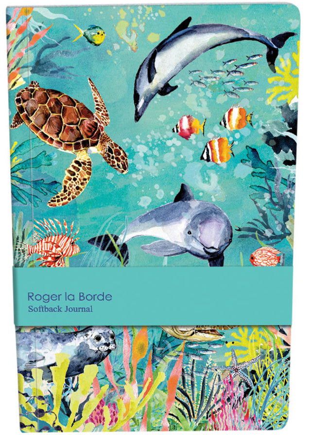 Roger la Borde Oceania A5 Softback Journal featuring artwork by Fay Ford