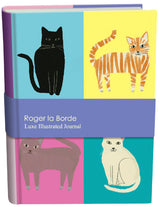 Roger la Borde Cat Etiquette Illustrated Journal featuring artwork by Anne Bentley
