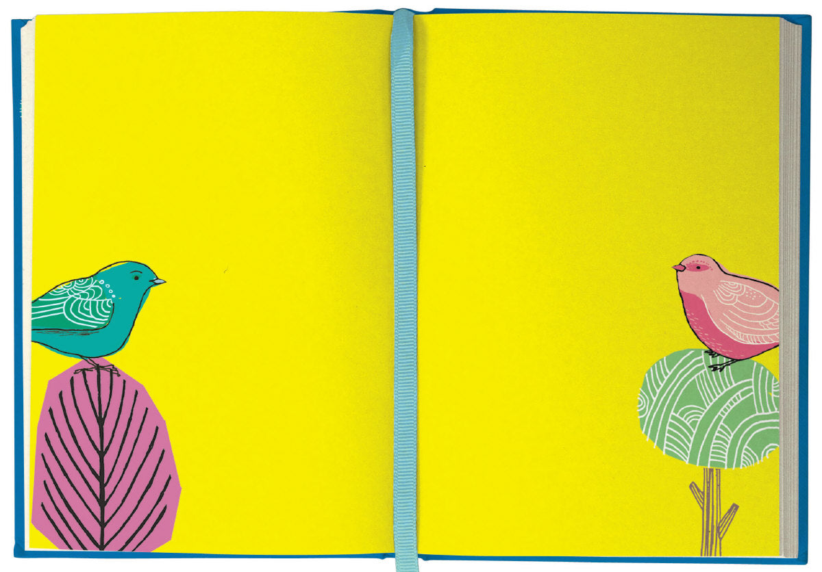 Roger la Borde Modern Birds Illustrated Journal featuring artwork by Repeat Repeat