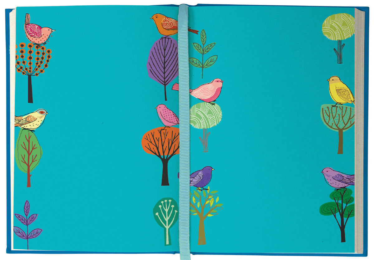 Roger la Borde Modern Birds Illustrated Journal featuring artwork by Repeat Repeat