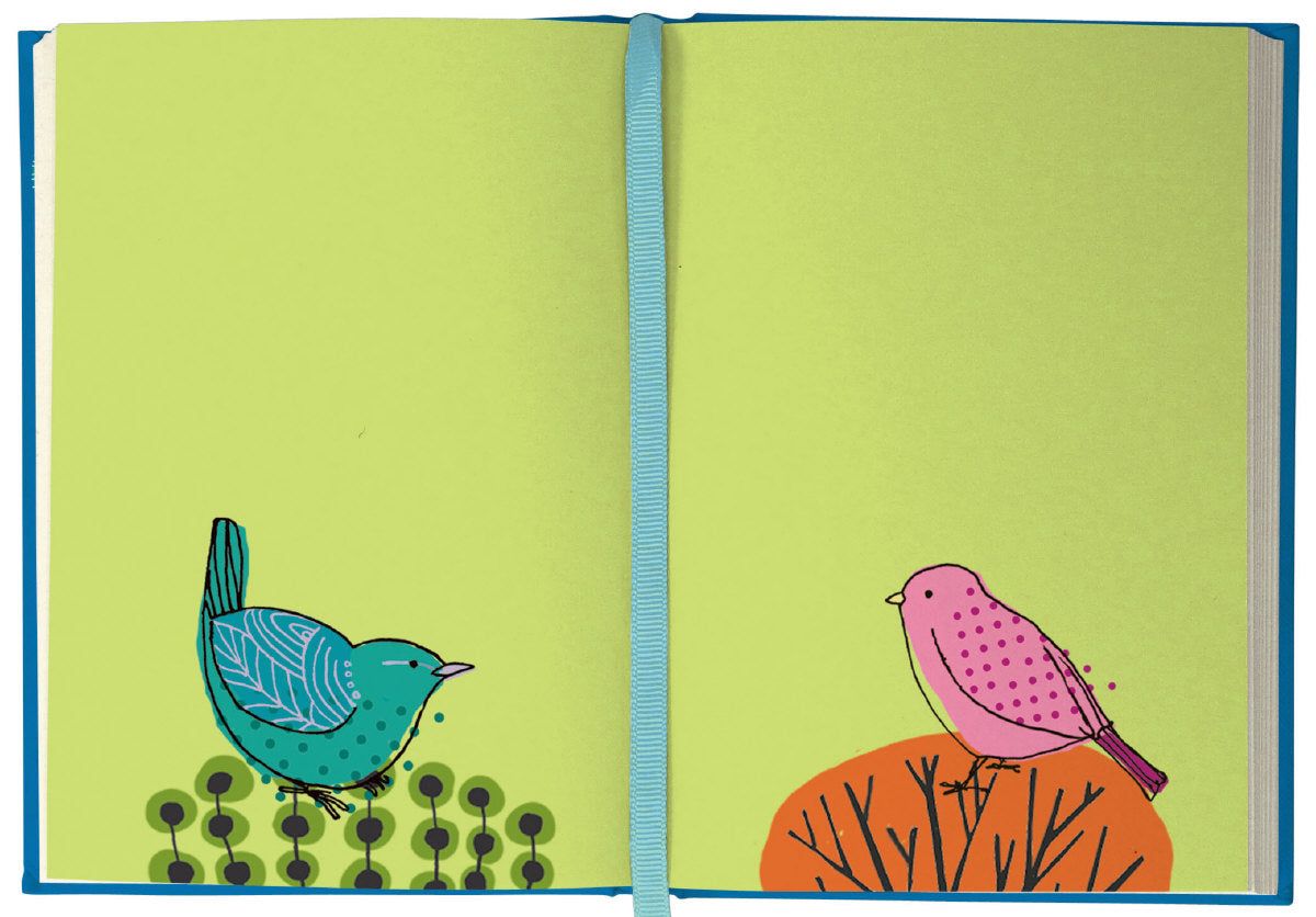 Roger la Borde Modern Birds Illustrated Journal featuring artwork by Repeat Repeat