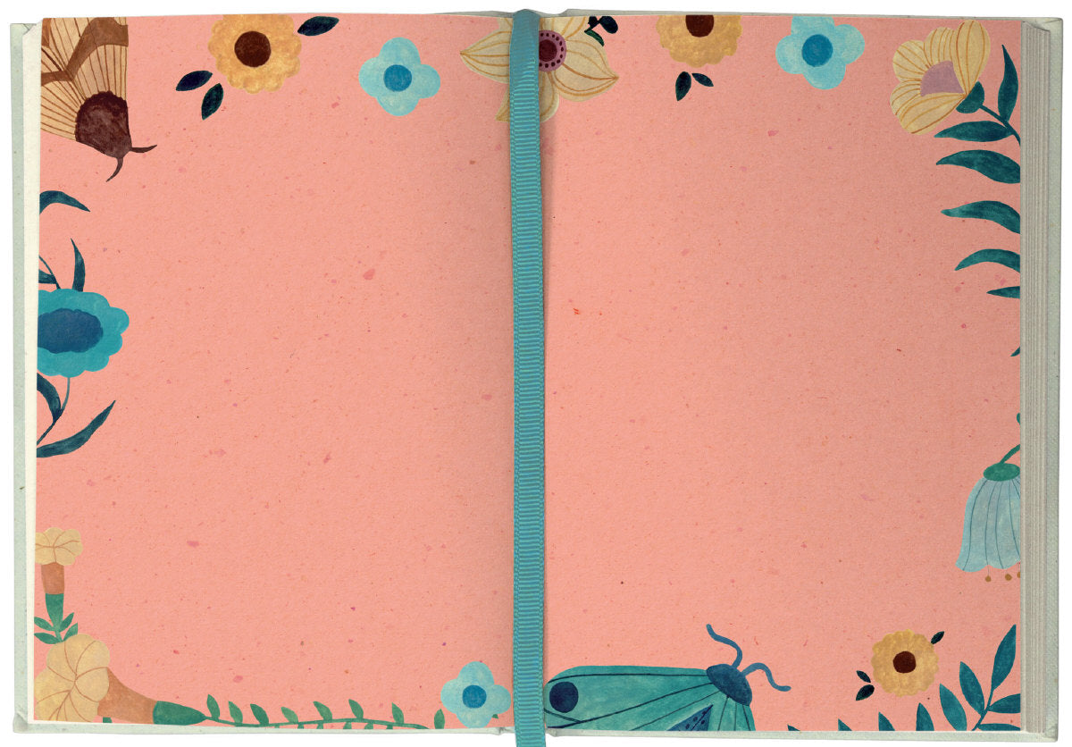 Roger la Borde Flutter and Bloom Illustrated Journal featuring artwork by Karolina Ciechanska