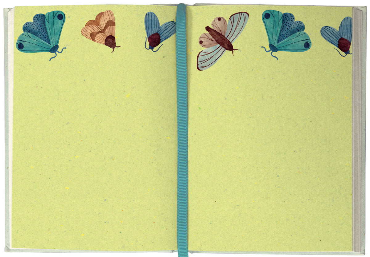 Roger la Borde Flutter and Bloom Illustrated Journal featuring artwork by Karolina Ciechanska